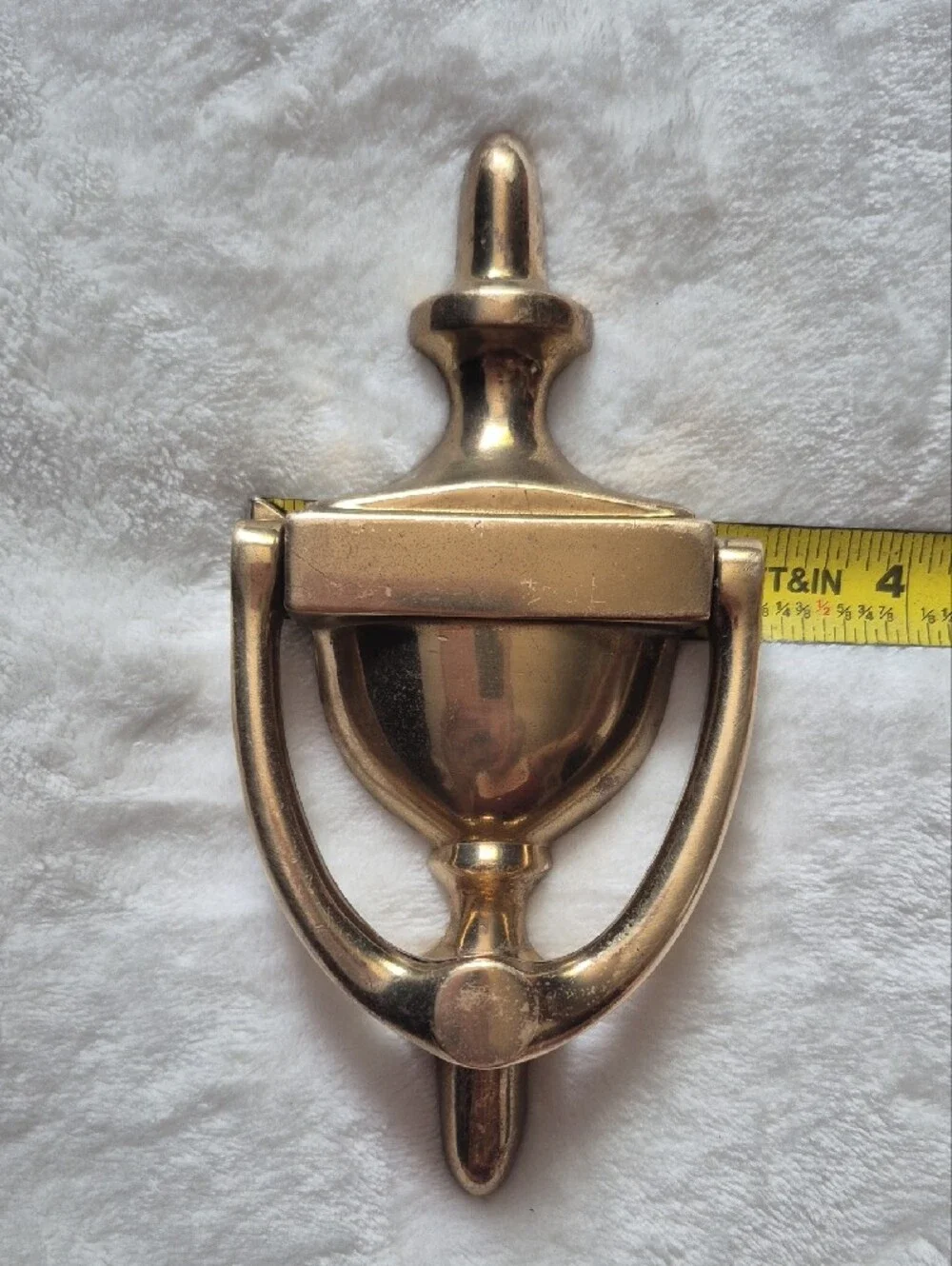 Vintage Brass Gold Door Knocker Victorian Style